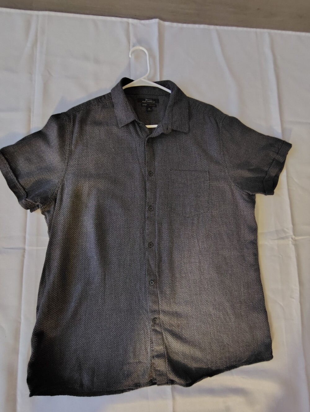 Marc Anthony Men's Short Sleeve Button-Up Shirt Size XL